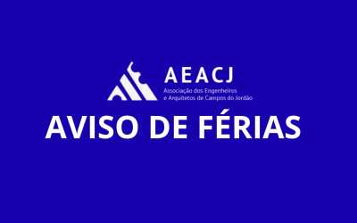 Aviso de férias da secretaria AEACJ – de 13 a 27 de julho 2026